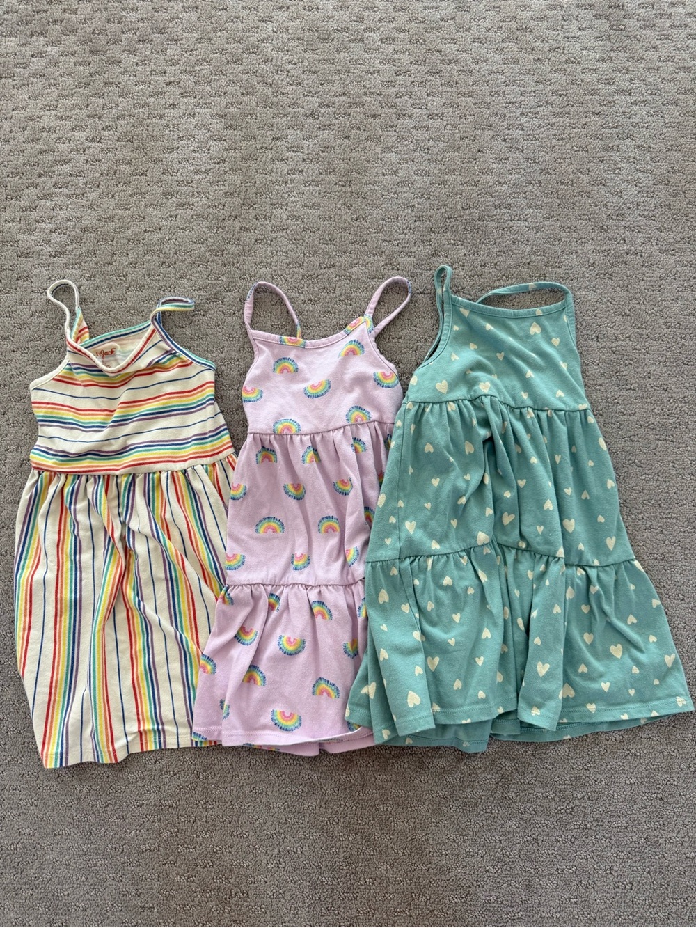 Target Cat & Jack Toddler Girl Sleeveless Dresses (Set of 3 in size 5T)